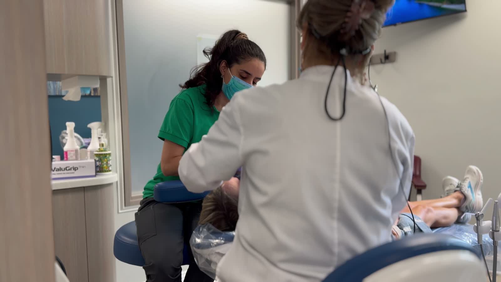 Patient care in an operatory at Cranberry Advanced Dental Care